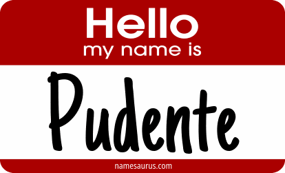 Hello my name is Pudente png download