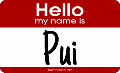 Hello my name is Pui png download