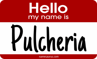 Hello my name is Pulcheria png download