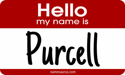 Hello my name is Purcell png download