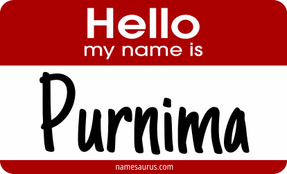 Hello my name is Purnima png download