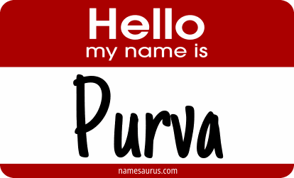 Hello my name is Purva png download