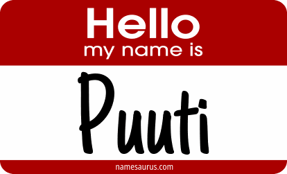 Hello my name is Puuti png download