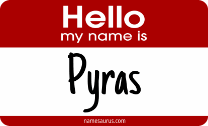 Hello my name is Pyras png download