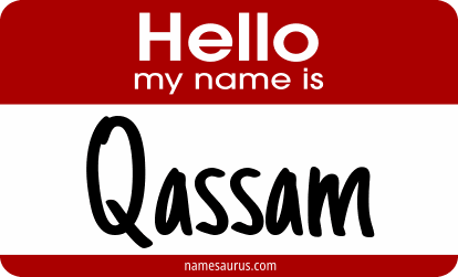 Hello my name is Qassam png download