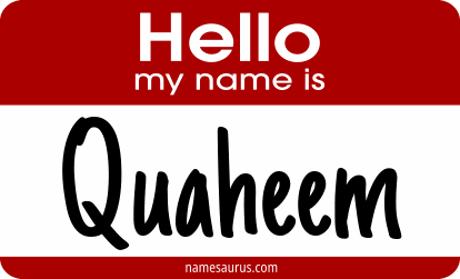 Hello my name is Quaheem png download