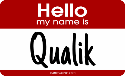 Hello my name is Qualik png download