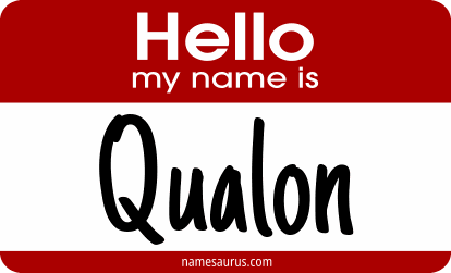 Hello my name is Qualon png download