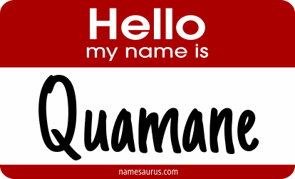 Hello my name is Quamane png download