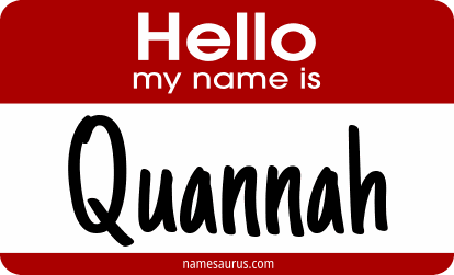Hello my name is Quannah png download
