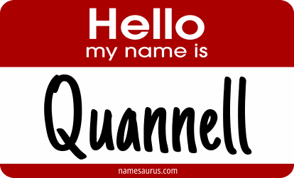Hello my name is Quannell png download