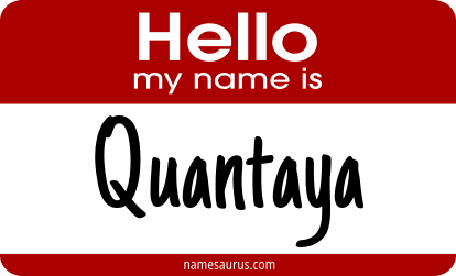 Hello my name is Quantaya png download