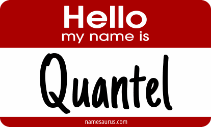 Hello my name is Quantel png download