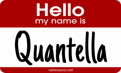 Hello my name is Quantella png download