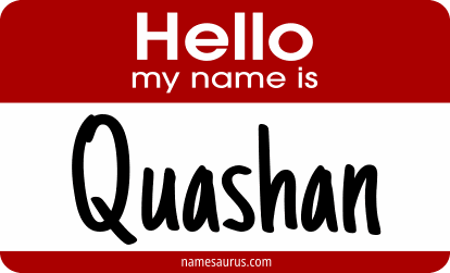 Hello my name is Quashan png download