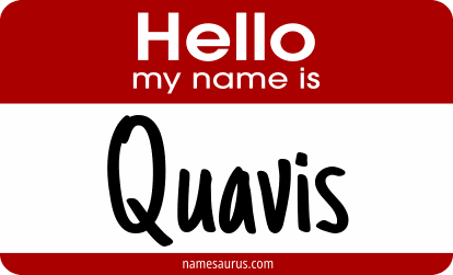 Hello my name is Quavis png download