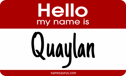 Hello my name is Quaylan png download