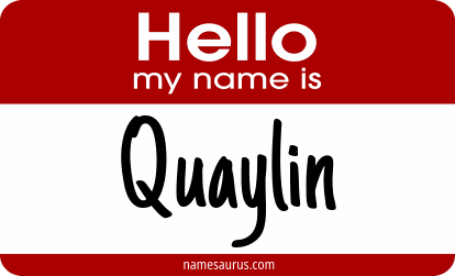 Hello my name is Quaylin png download