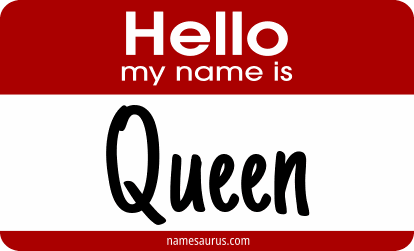 Hello my name is Queen png download