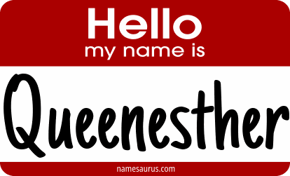 Hello my name is Queenesther png download