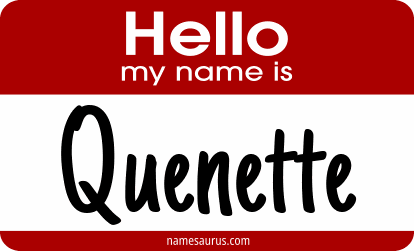Hello my name is Quenette png download