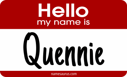Hello my name is Quennie png download