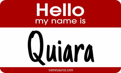 Hello my name is Quiara png download