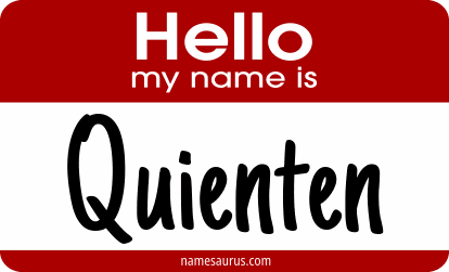 Hello my name is Quienten png download