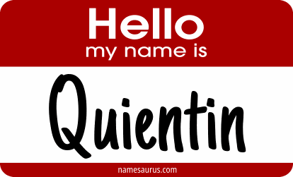 Hello my name is Quientin png download