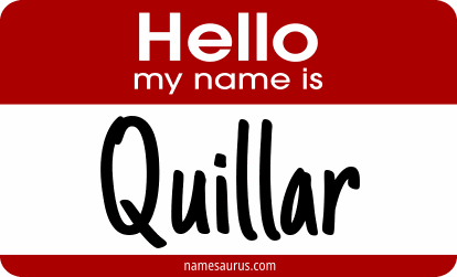 Hello my name is Quillar png download