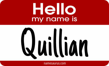 Hello my name is Quillian png download