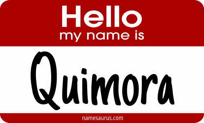 Hello my name is Quimora png download