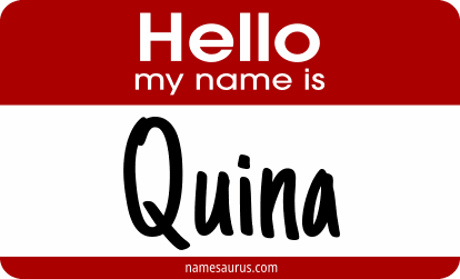 Hello my name is Quina png download