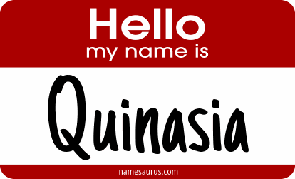 Hello my name is Quinasia png download