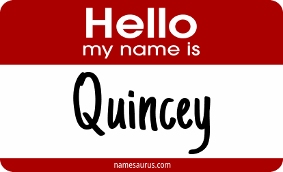 Hello my name is Quincey png download