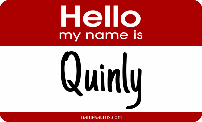 Hello my name is Quinly png download
