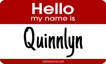Hello my name is Quinnlyn png download
