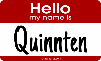 Hello my name is Quinnten png download
