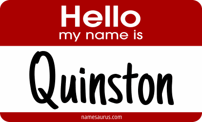 Hello my name is Quinston png download