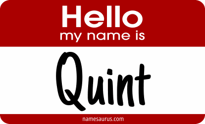 Hello my name is Quint png download