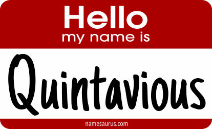 Hello my name is Quintavious png download