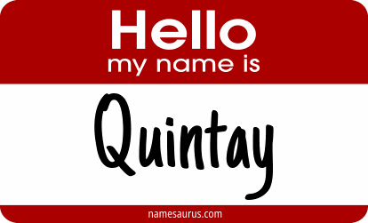 Hello my name is Quintay png download