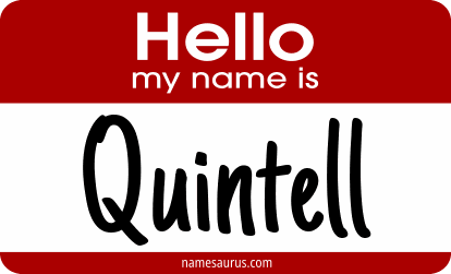 Hello my name is Quintell png download