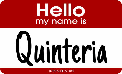 Hello my name is Quinteria png download