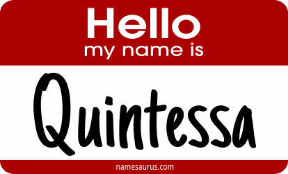Hello my name is Quintessa png download