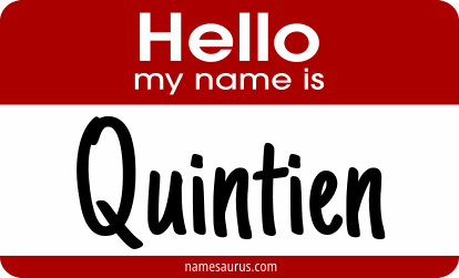 Hello my name is Quintien png download