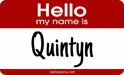 Hello my name is Quintyn png download