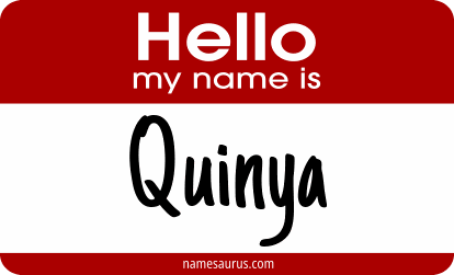 Hello my name is Quinya png download