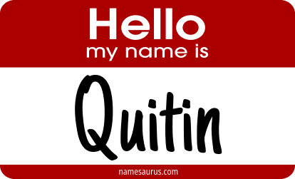 Hello my name is Quitin png download