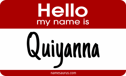 Hello my name is Quiyanna png download